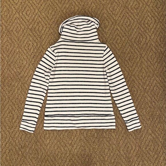 Sail to Sable Striped Cowl Neck Pullover - Picture 3 of 6